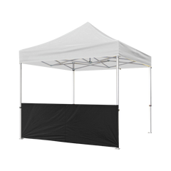 10' x 10' Black Canopy Half Walls