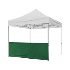 10' x 10' Green Canopy Half Walls