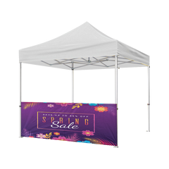 10' x 10' Printed Tent Half Walls