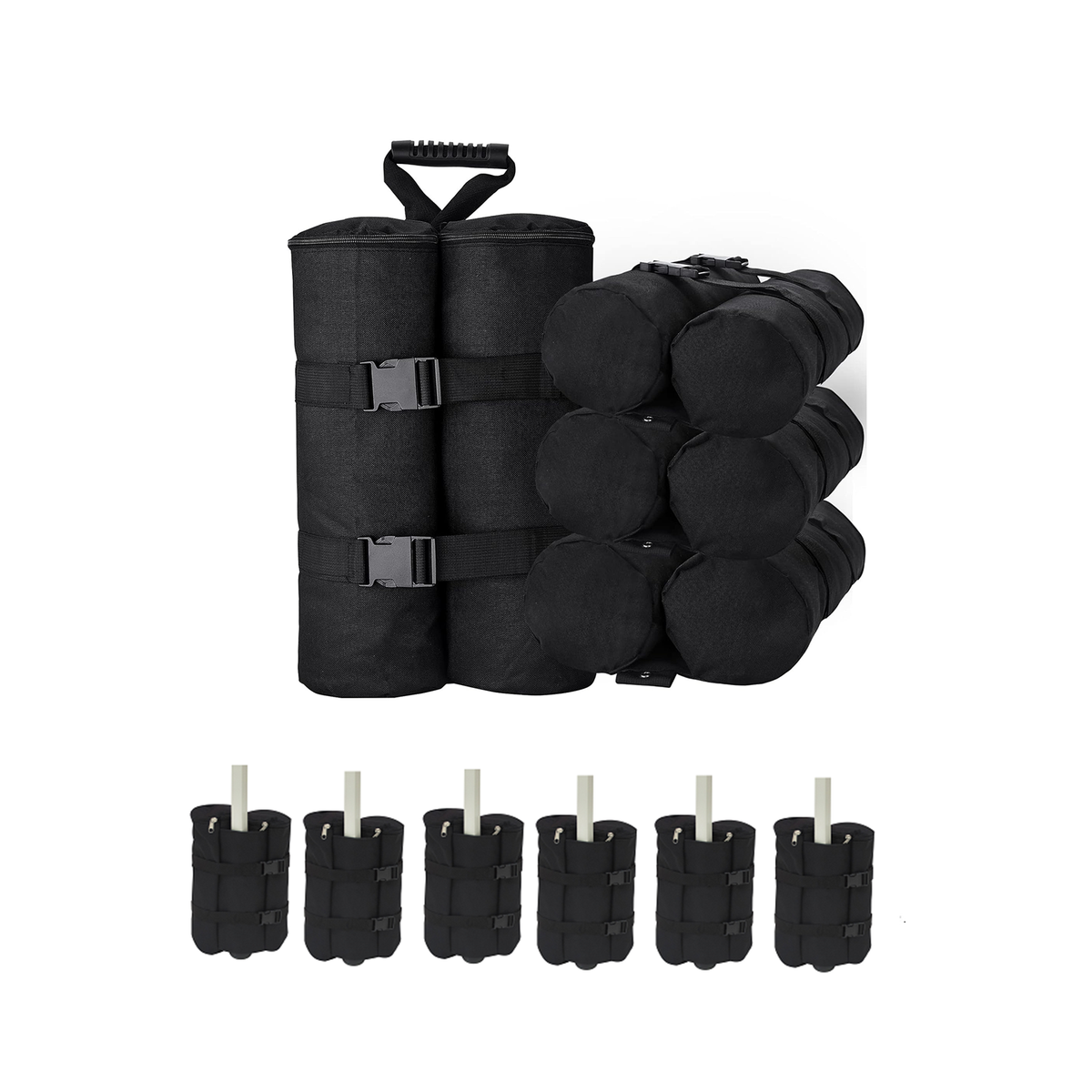 Tent Weight Bags - Standard 6 Pack