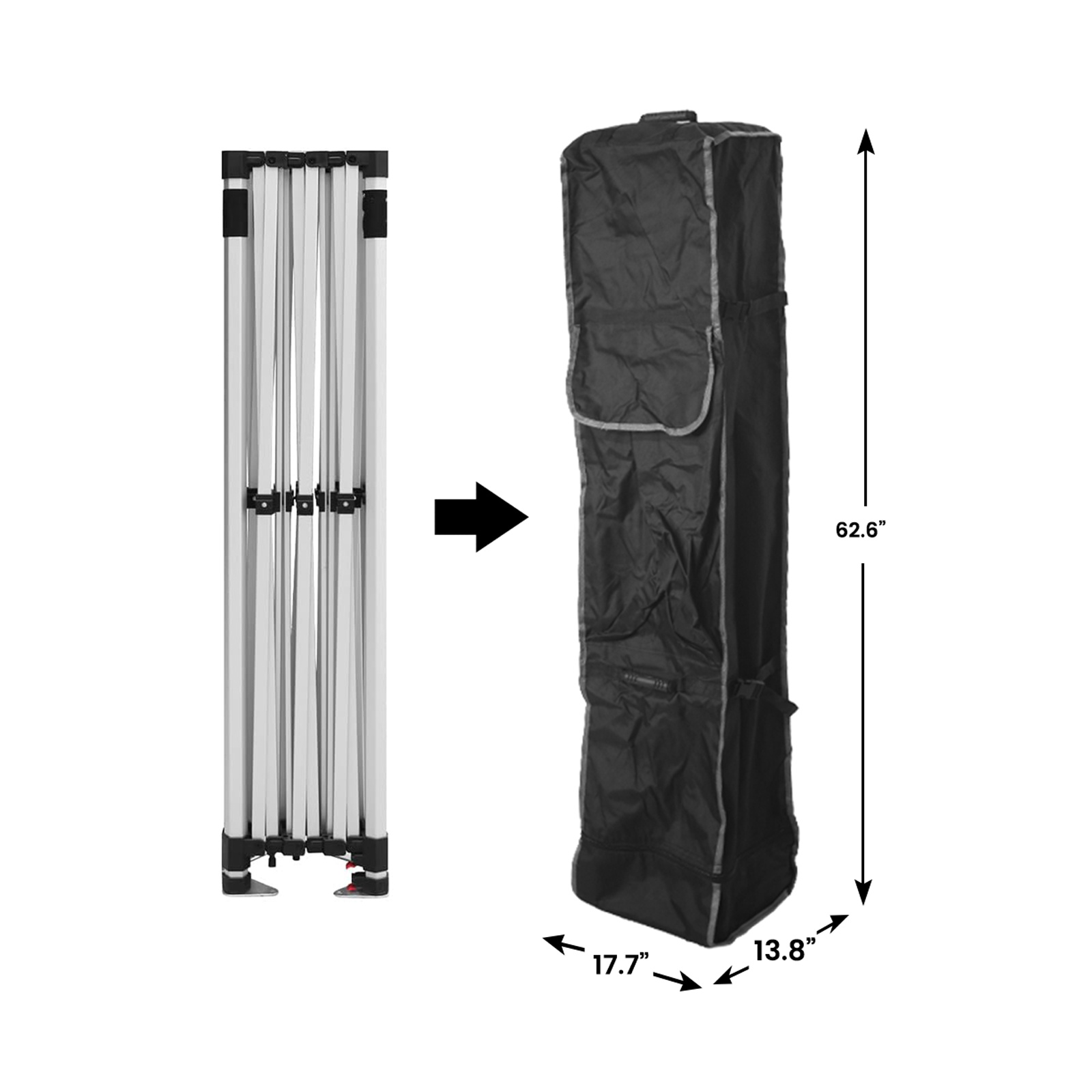 10' x 15' Tent Wheel Roller Case - 50MM Frame