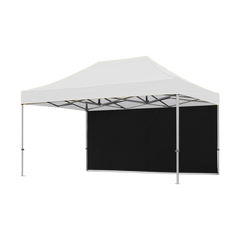 10' x 15' Black Color Canopy Pop Up Walls