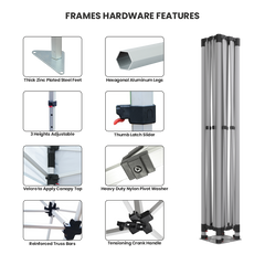 13' x 13'  Premium Canopy Package