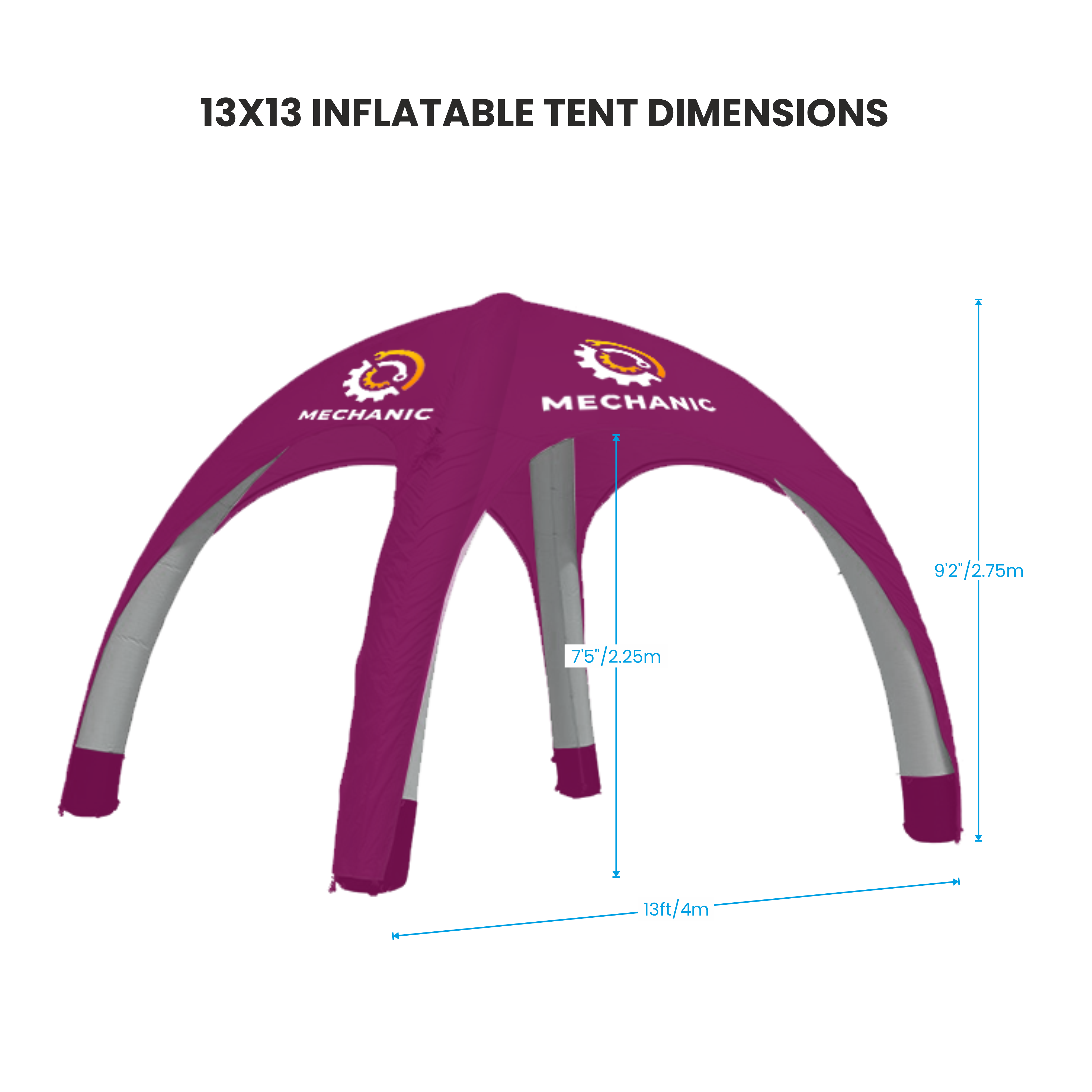 13'X13' Custom Inflatable Tent Deals #1