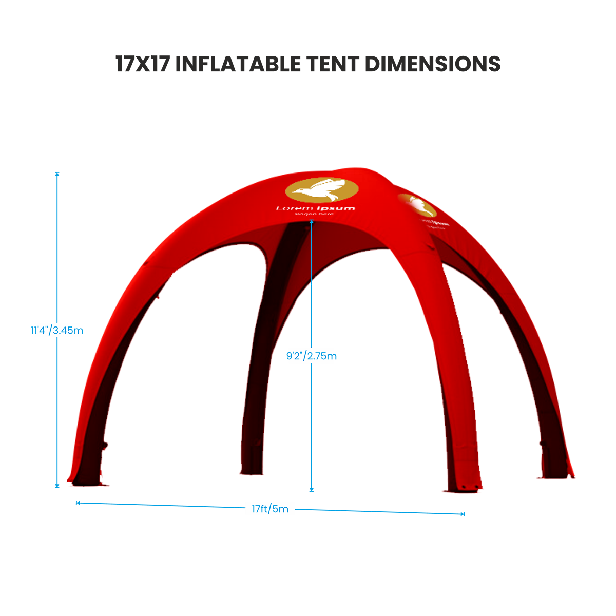 17'X17' Custom Inflatable Tent Deals #1