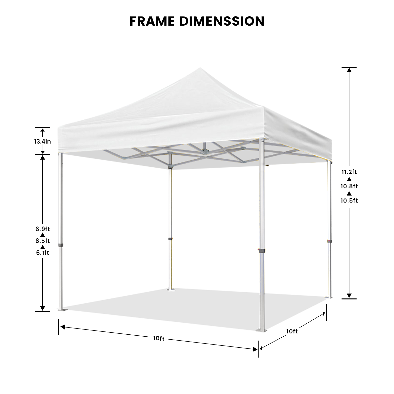 10' x 10' Canopy - Blue Color