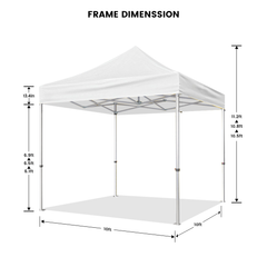 10' x 10' Canopy - Black Color