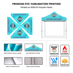 10' x 20' Custom Printed Sidewalls