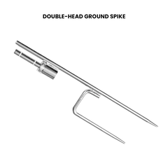 Double-Head Ground Spike - UniFit Pole Flag Accessories