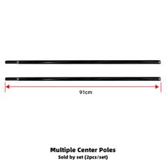 Multiple Center Poles - UniFit Pole Flag Accessories