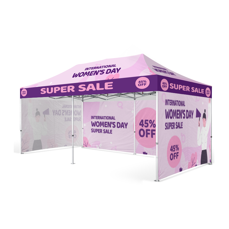 branded pop up tent