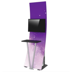 Premium Fabric TV Kiosk 01